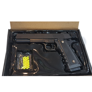 تفنگ اسباب بازی کلت فلزی ساچمه ای ایرسافت گان مدل AIRSOFT GUN V21 -اسباب بازی